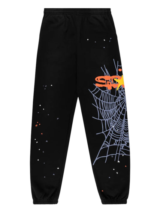 heavy web Sp5der pants