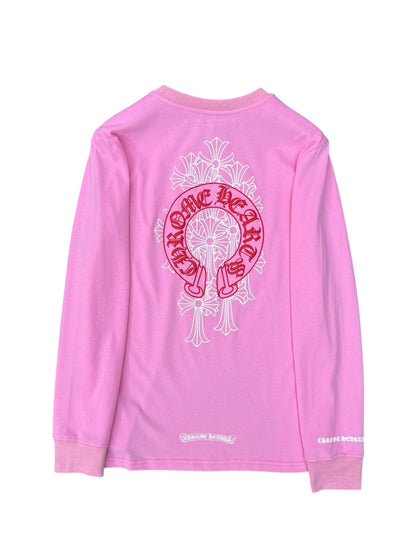 Chrome hearts pink longsleeve