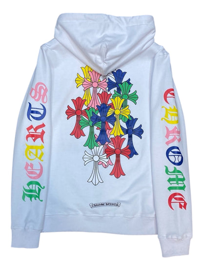 Chrome hearts white hoodie