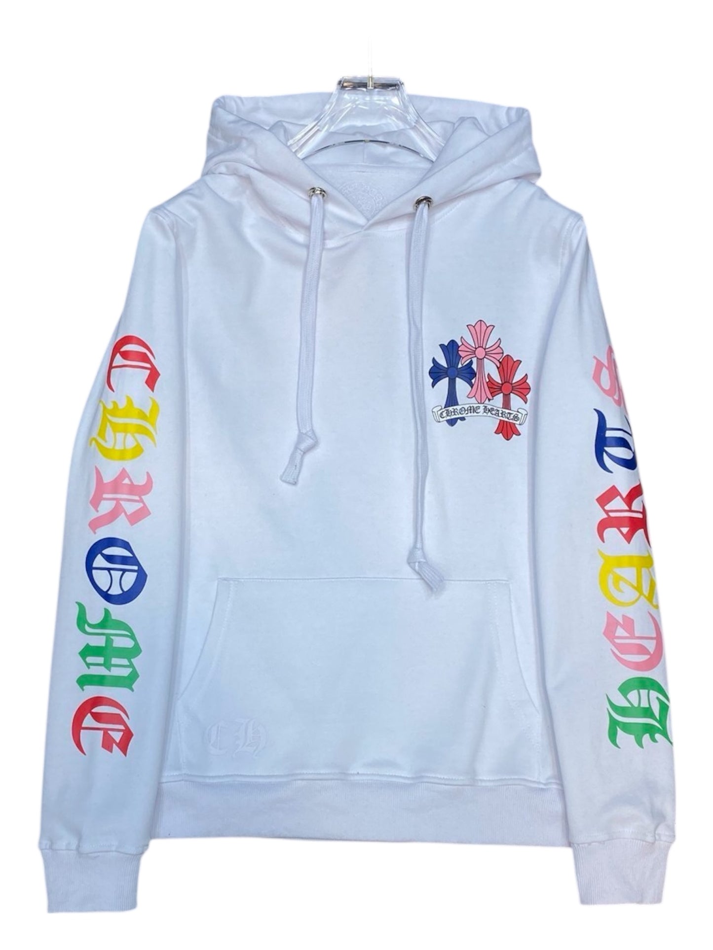 Chrome hearts white hoodie