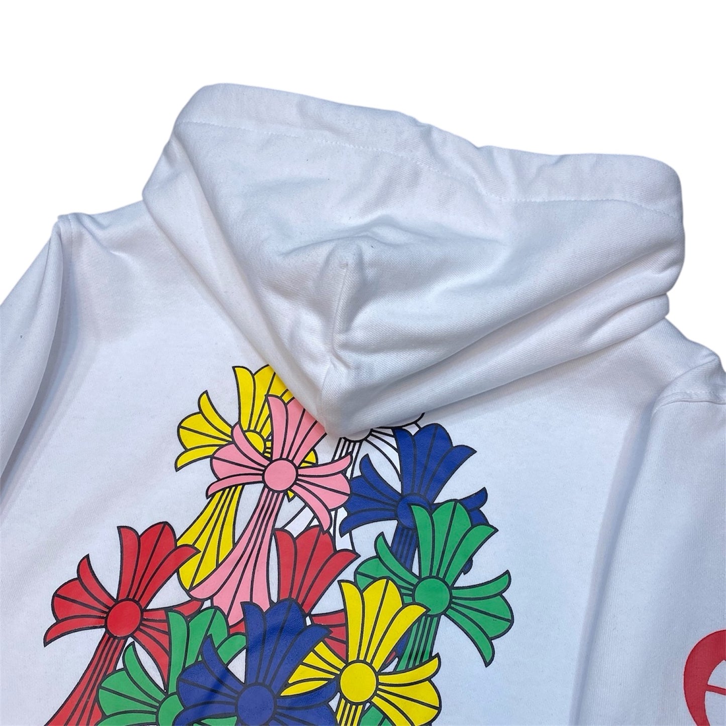 Chrome hearts white hoodie