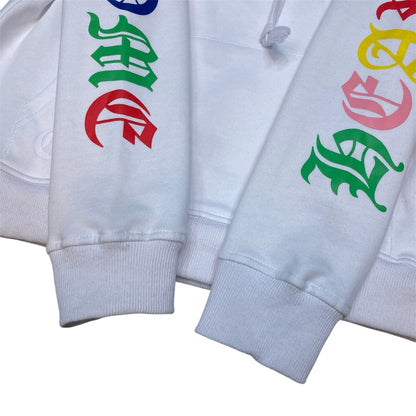Chrome hearts white hoodie